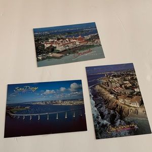 Vintage San Diego California postcards-set of 3